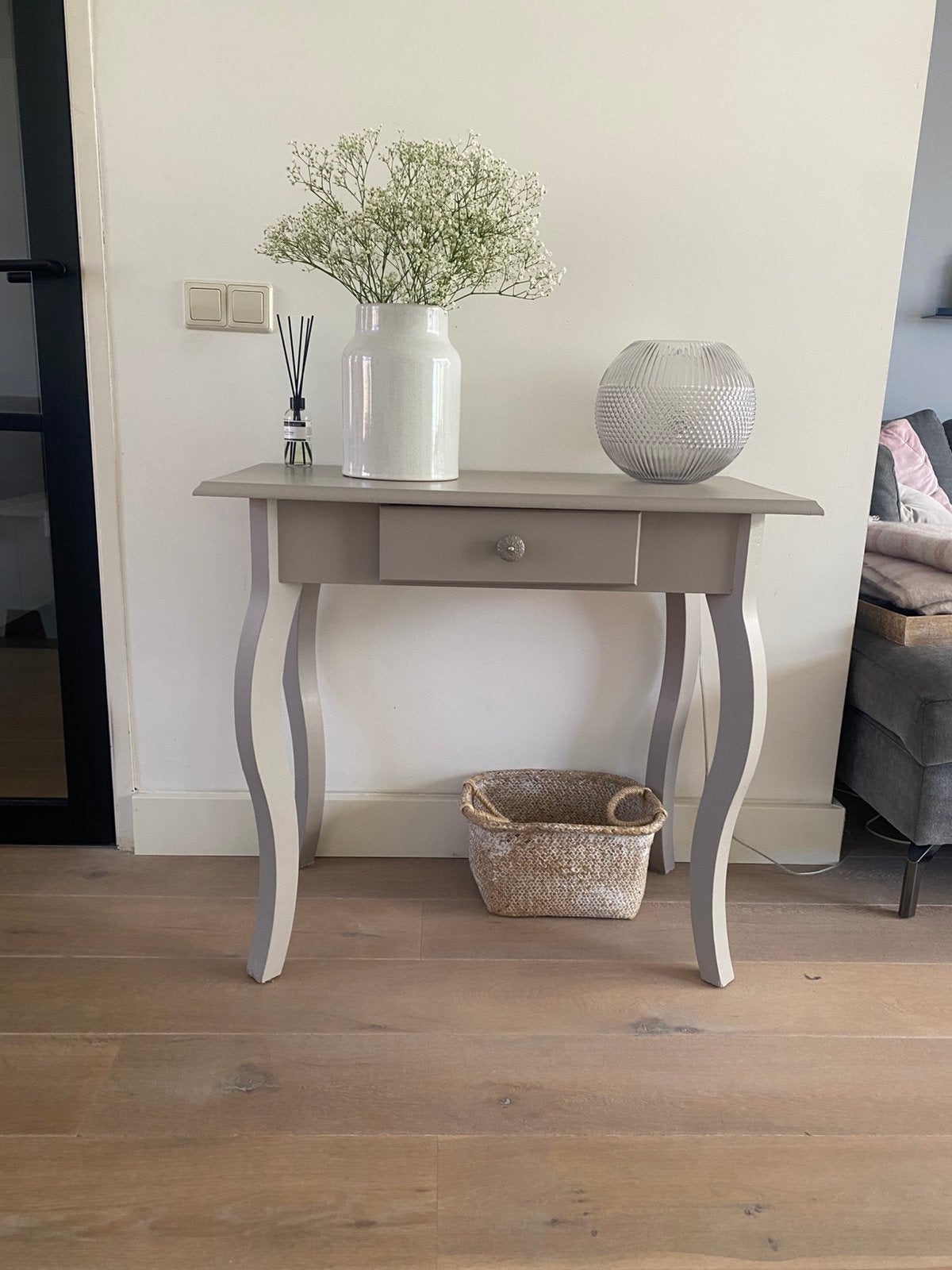 Leuk tafeltje/side table/bureautje!, Ophalen, 50 tot 100 cm, Zo goed als nieuw, 25 tot 50 cm