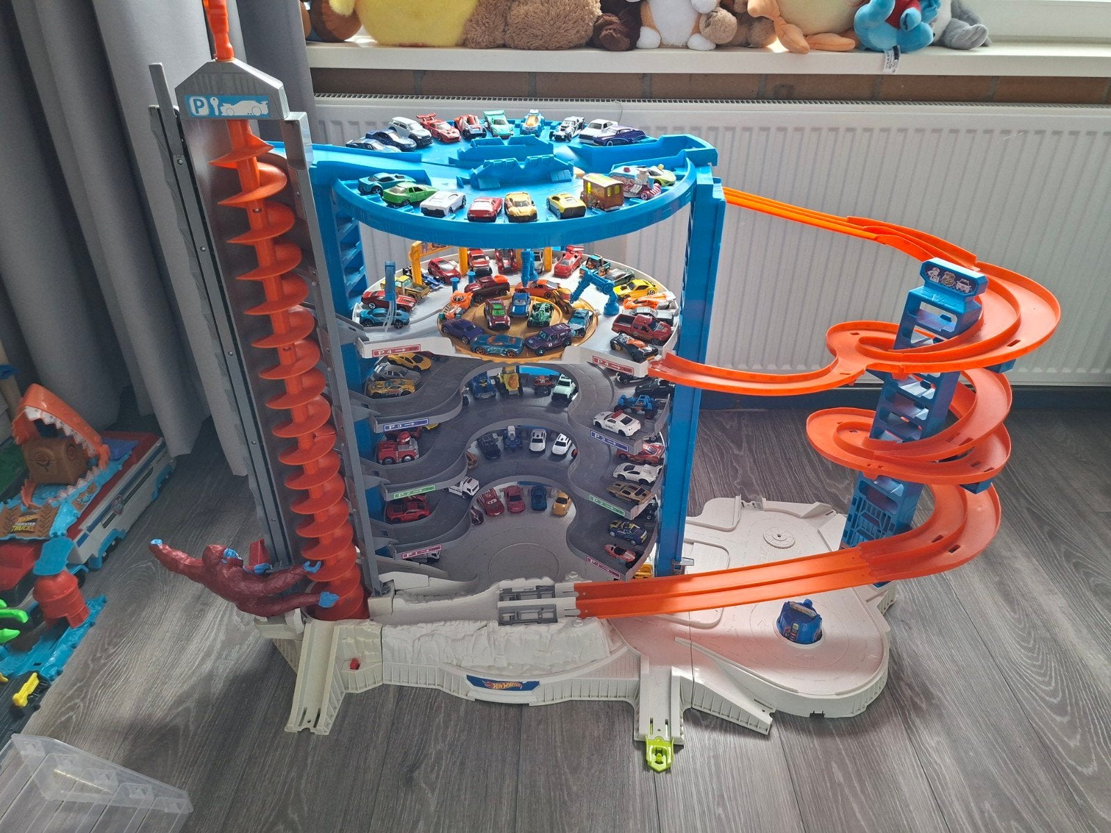 Hot Wheels Ultimate Garage Racebaan met Gorilla, Ophalen, Hot Wheels, Racebaan, Gebruikt