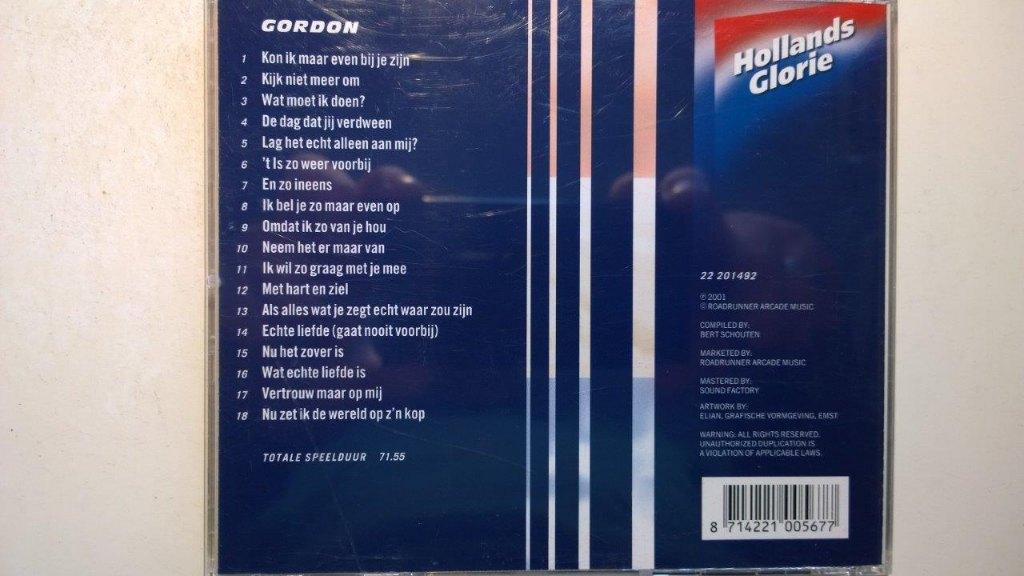 Gordon - Gordon, Cd's en Dvd's, Cd's | Nederlandstalig, Ophalen of Verzenden, Zo goed als nieuw, Pop