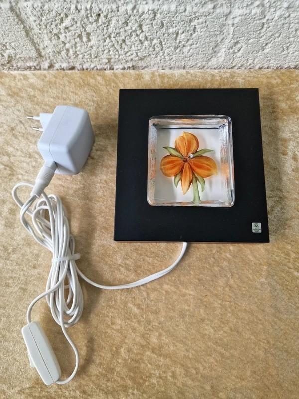 Mats Jonasson Målerås Orchid wandlamp – Zweeds kristal, Ophalen of Verzenden