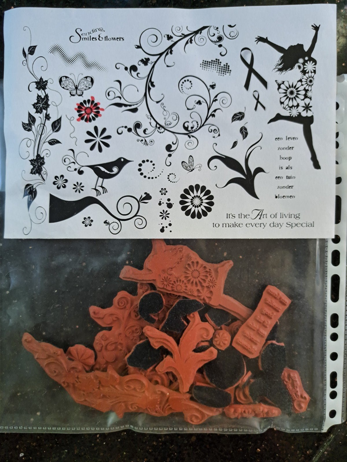 Leven zonder hoop RUBBER STEMPELS ART JOURNALING KAARTEN
als, Ophalen of Verzenden, Zo goed als nieuw, EZ-mounted stempel