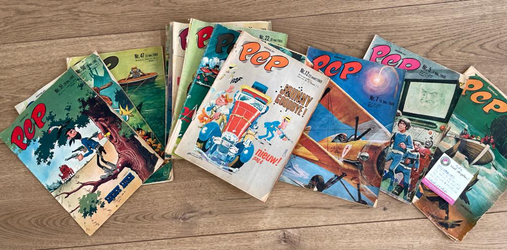 Jaargang stripblad PEP 1969 - 21 nummers, Boeken, Strips | Comics, Gelezen, Meerdere comics, Europa, Ophalen of Verzenden