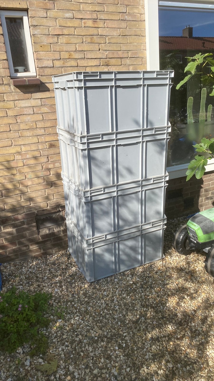 Kratten 4 stuks (60x80x50cm), Ophalen, Zo goed als nieuw, Krat, Minder dan 35 cm