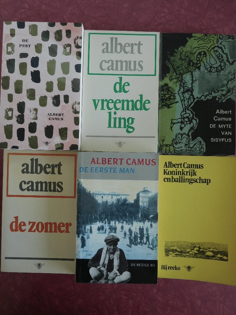 Camus De pest De vreemdeling De myte van sisyfus De zomer De, Ophalen of Verzenden, Gelezen