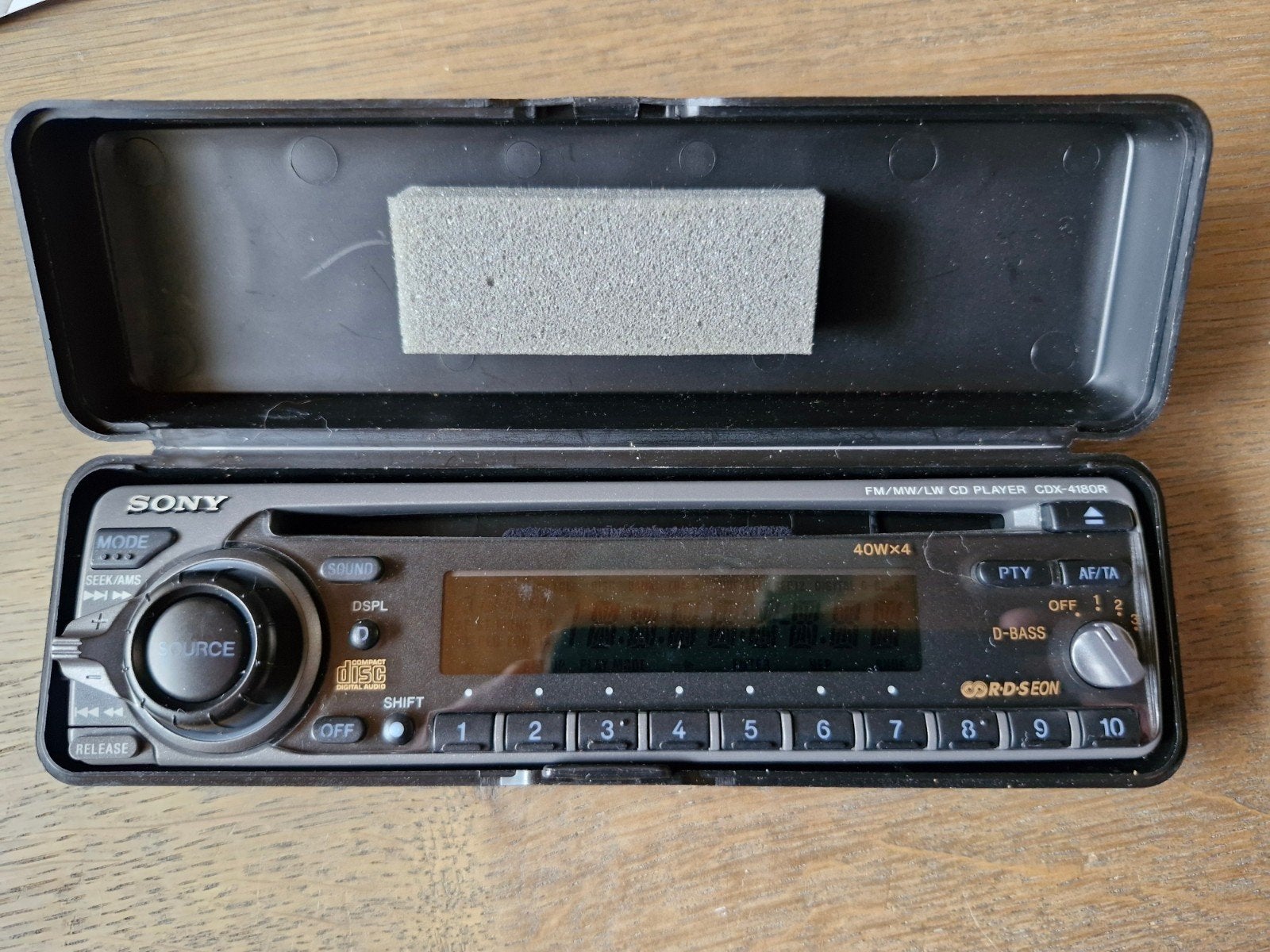 Sony CDX-4180R autoradio frontje, Ophalen of Verzenden, Gebruikt