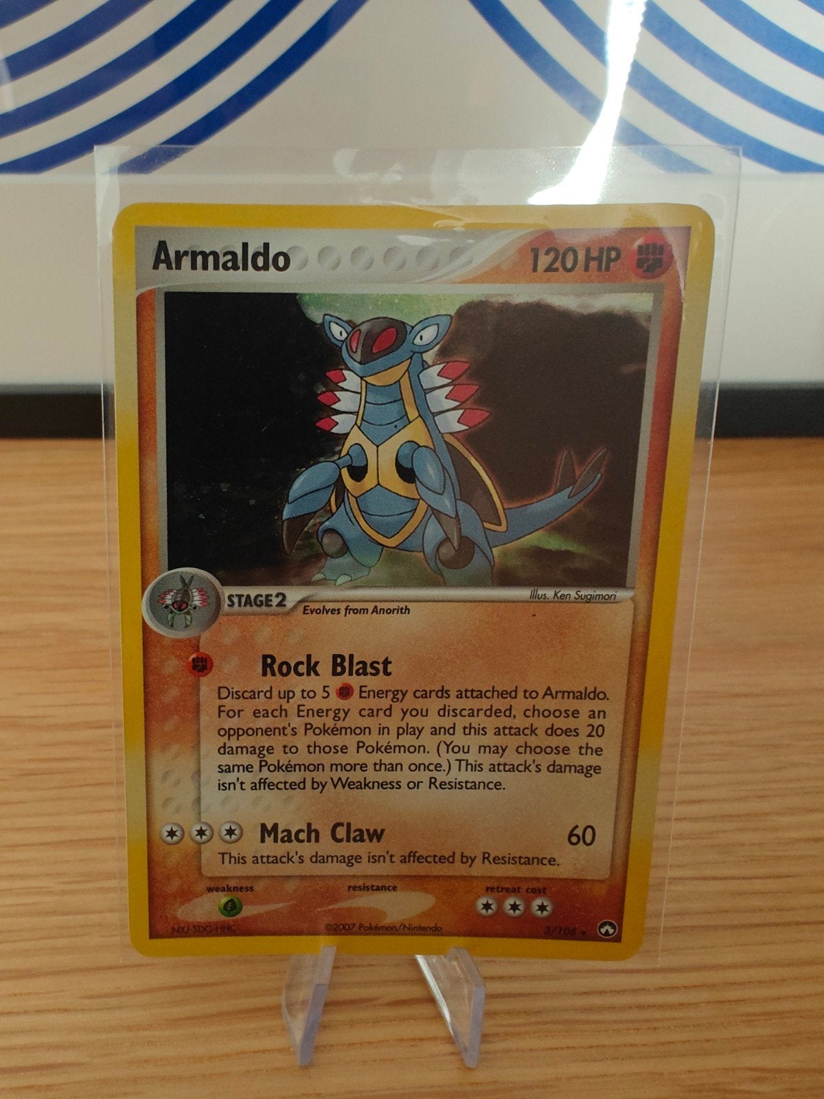 Armaldo - EX Power Keepers 3/108, Ophalen of Verzenden, Gebruikt, Losse kaart
