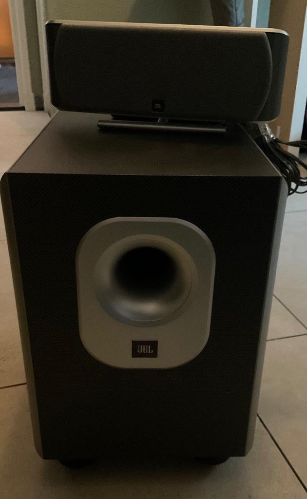 Receiver plus complete set JBL boxen incl. Subwoofer, Gebruikt, 120 watt of meer, Ophalen, Overige merken