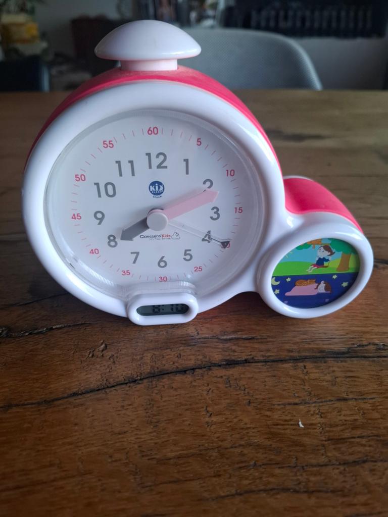 Roze Kid-Sleep slaaptrainer en kinderwekker, Witgoed en Apparatuur, Wekkers, Ophalen of Verzenden, Zo goed als nieuw