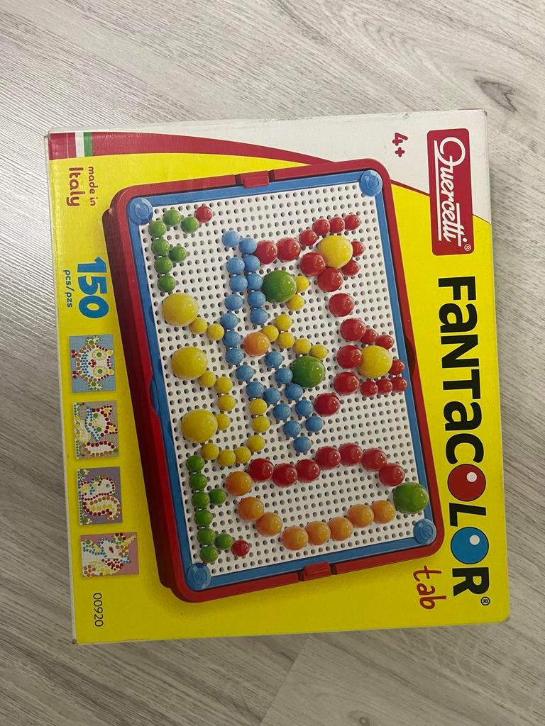 Quercetti Fantacolor Tab - 150 stuks, Ophalen of Verzenden, Zo goed als nieuw, Knutselen