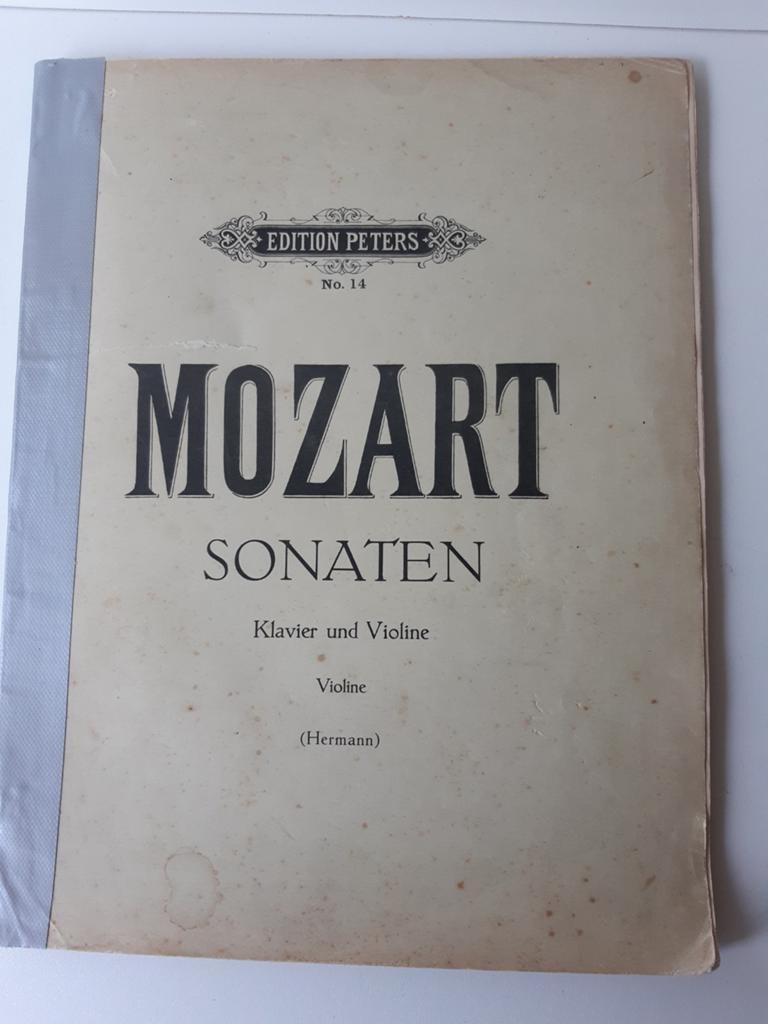 MOZART Alle Vioolsonaten Alléén vioolpartij, Muziek en Instrumenten, Bladmuziek, Ophalen of Verzenden, Artiest of Componist, Klassiek