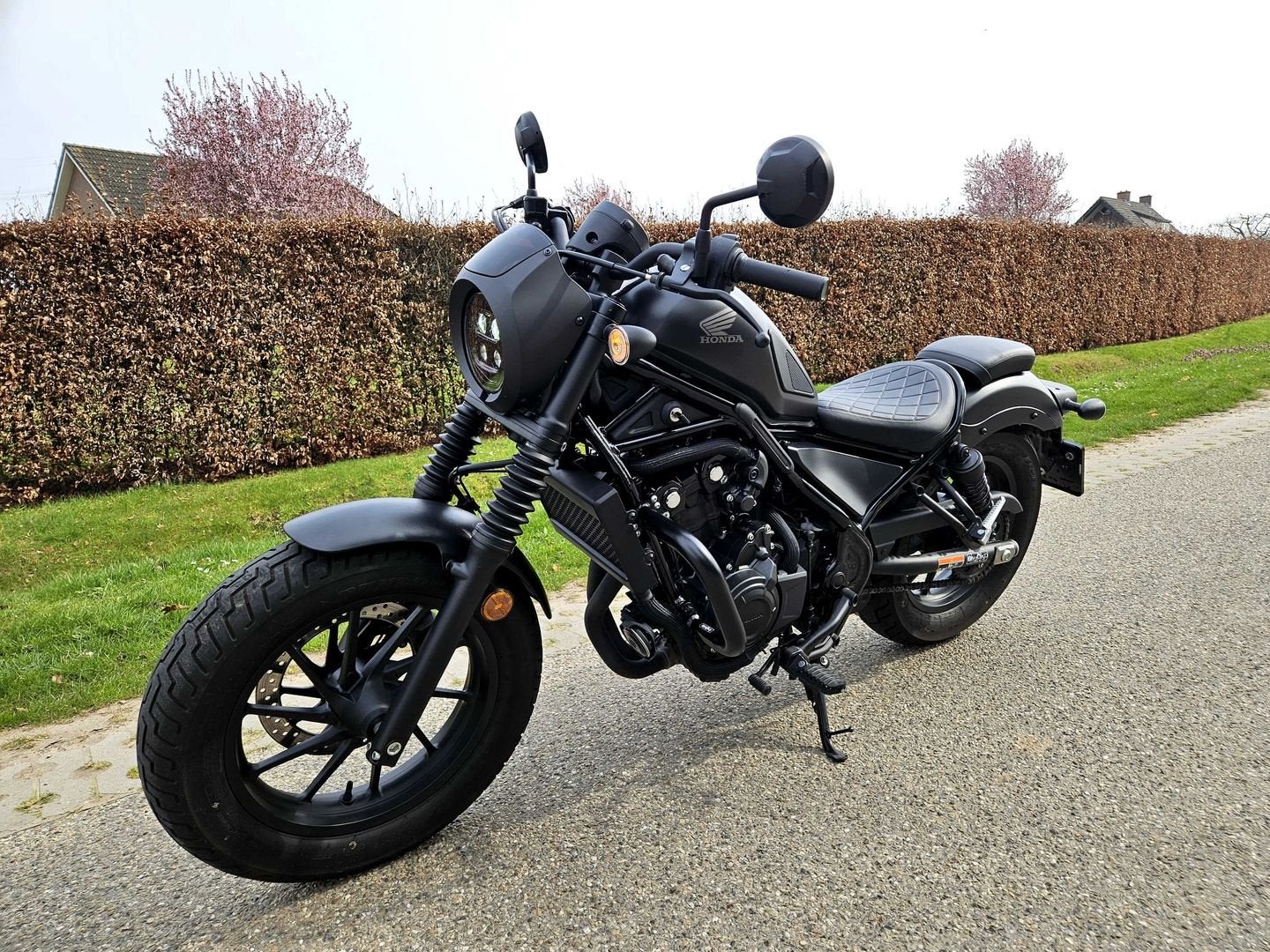 HONDA CMX REBEL-S 2021 LED 6400 KM 35KW 48PK A2 MAT ZWART, 2 cilinders, HONDA, Bedrijf, Onbekend
