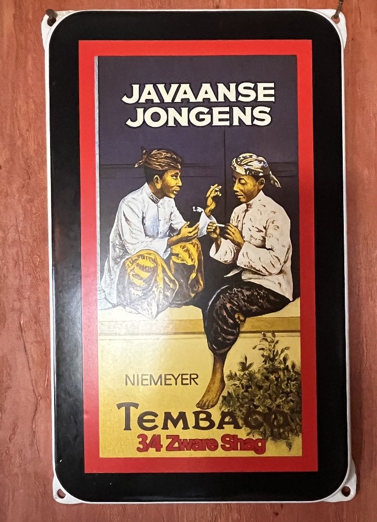 Javaanse Jongens reclamebord | Café Kremer K076, Ophalen, Gebruikt, Reclamebord