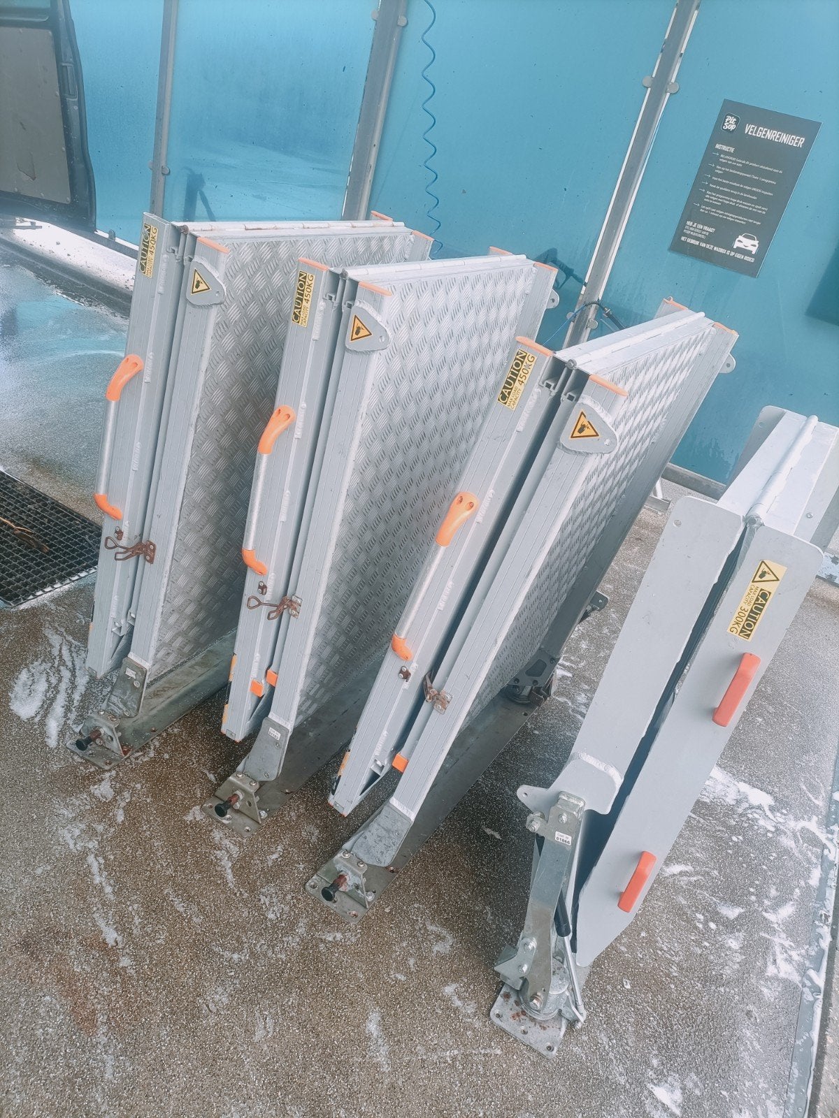 4 x oprijplaat voor bijv flightcases, Ophalen of Verzenden