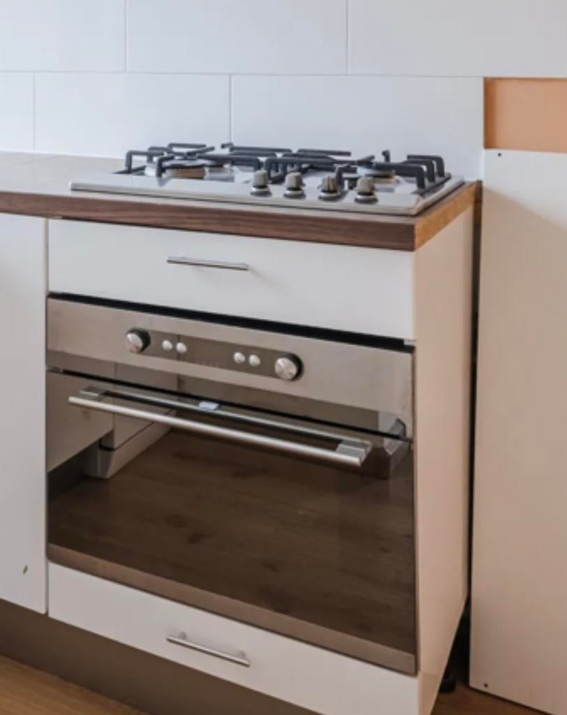 Nette IKEA inbouw oven met gaskookplaat, Witgoed en Apparatuur, Ophalen of Verzenden