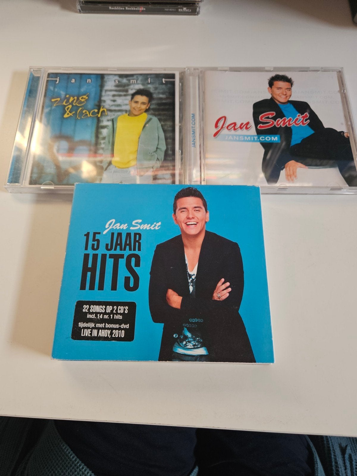 Jan Smit CD collectie: Zing & Lach, Jan Smit, 15 Jaar Hits, Inclusief DVD, Ophalen of Verzenden, Zo goed als nieuw, Levenslied of Smartlap
