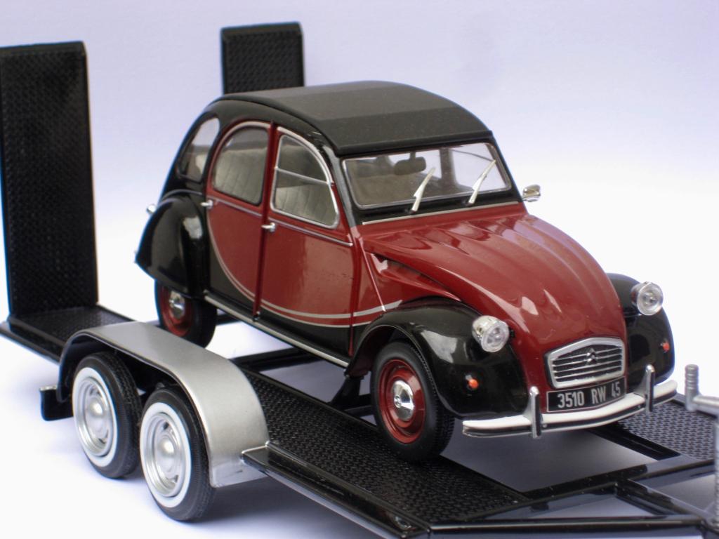 Citroen 2CV Charleston Auto Vintage Hachette 1:24, Hobby en Vrije tijd, Modelauto's | 1:24, Ophalen of Verzenden, Nieuw, Auto