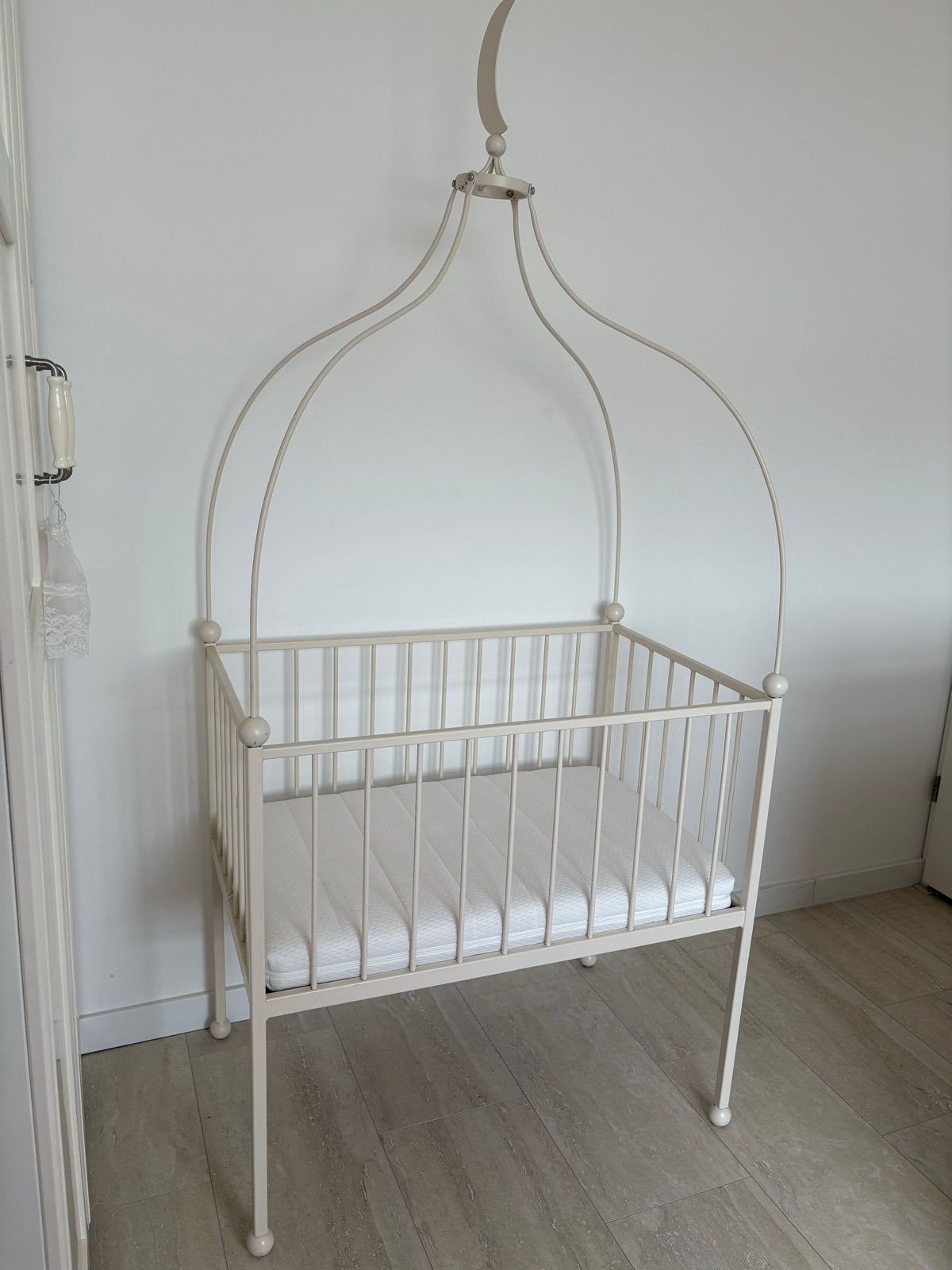 Luxe Smeedijzeren Wieg met Koudschuim Matras - Nieuw!, Ophalen, Nieuw, Wieg