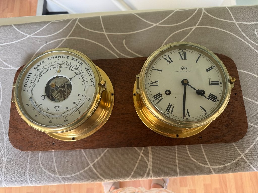 Scheepsklok Schatz en barometer, Ophalen of Verzenden