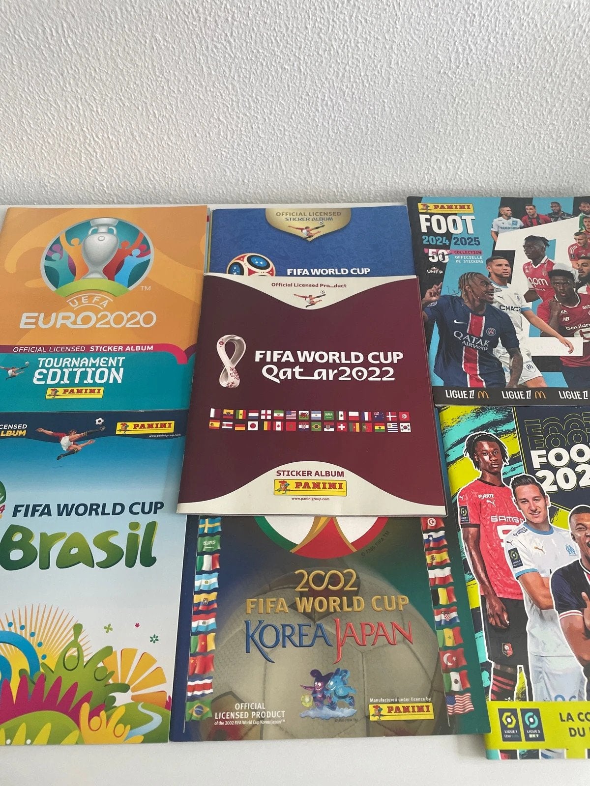 7 Empty panini albums, Ophalen of Verzenden, Zo goed als nieuw