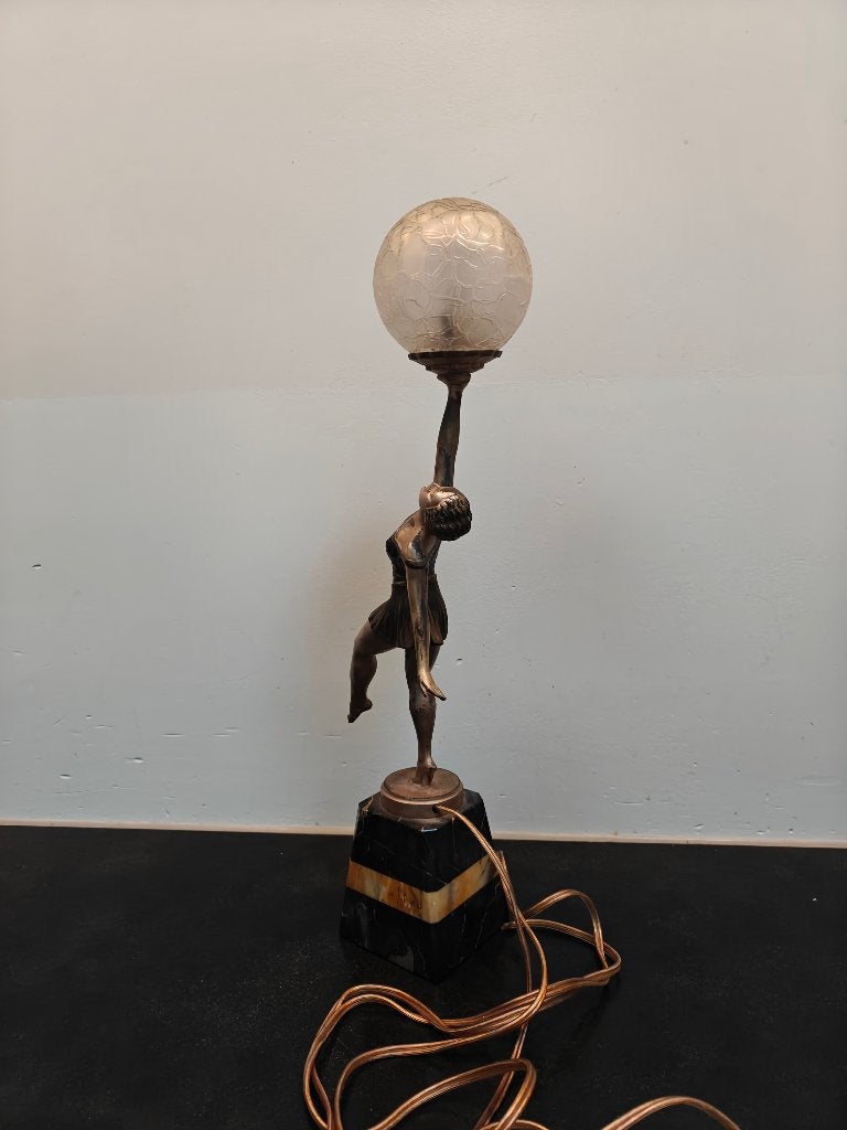 art deco lamp, Ophalen of Verzenden