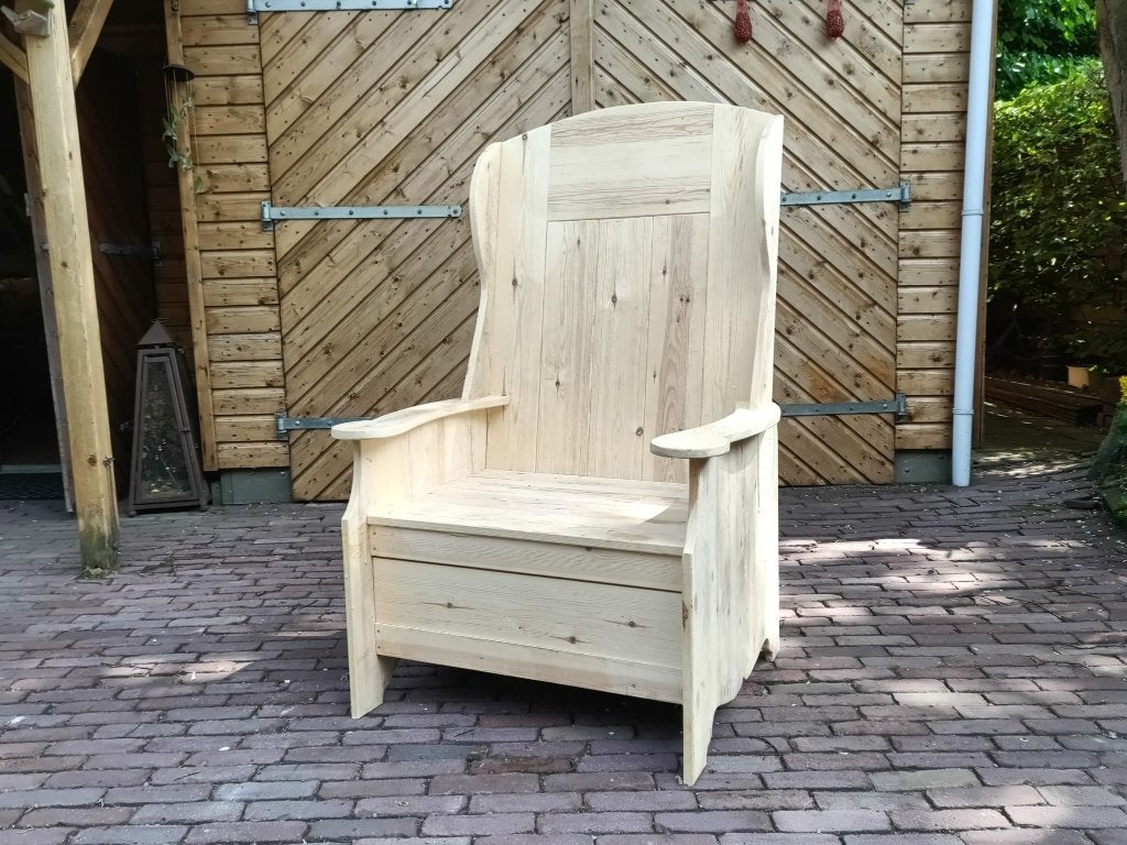lammerstoel, Tuin en Terras, Tuinstoelen, Ophalen, Nieuw, Hout