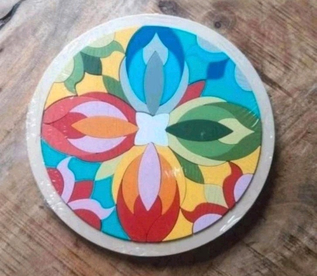 Nieuwe houten mandala XL puzzel, Ophalen of Verzenden, Nieuw, Overige typen