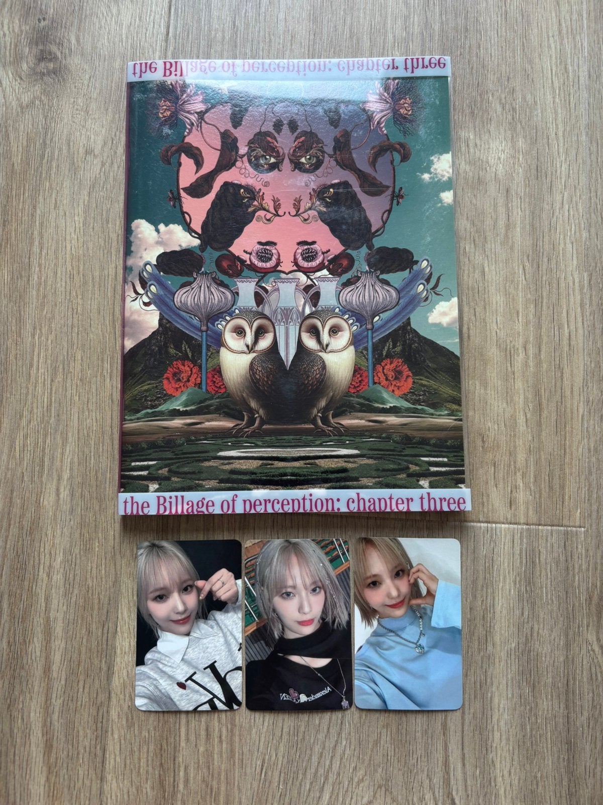 billlie the billage of perception album ch 3 photocard kpop, Ophalen of Verzenden, Zo goed als nieuw, Foto of Kaart