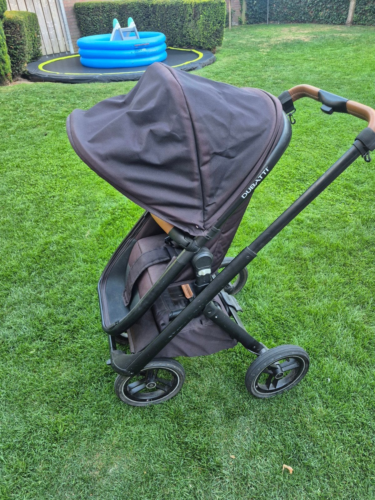 Dubatti kinderwagen met reiswieg en voetenzak, Ophalen