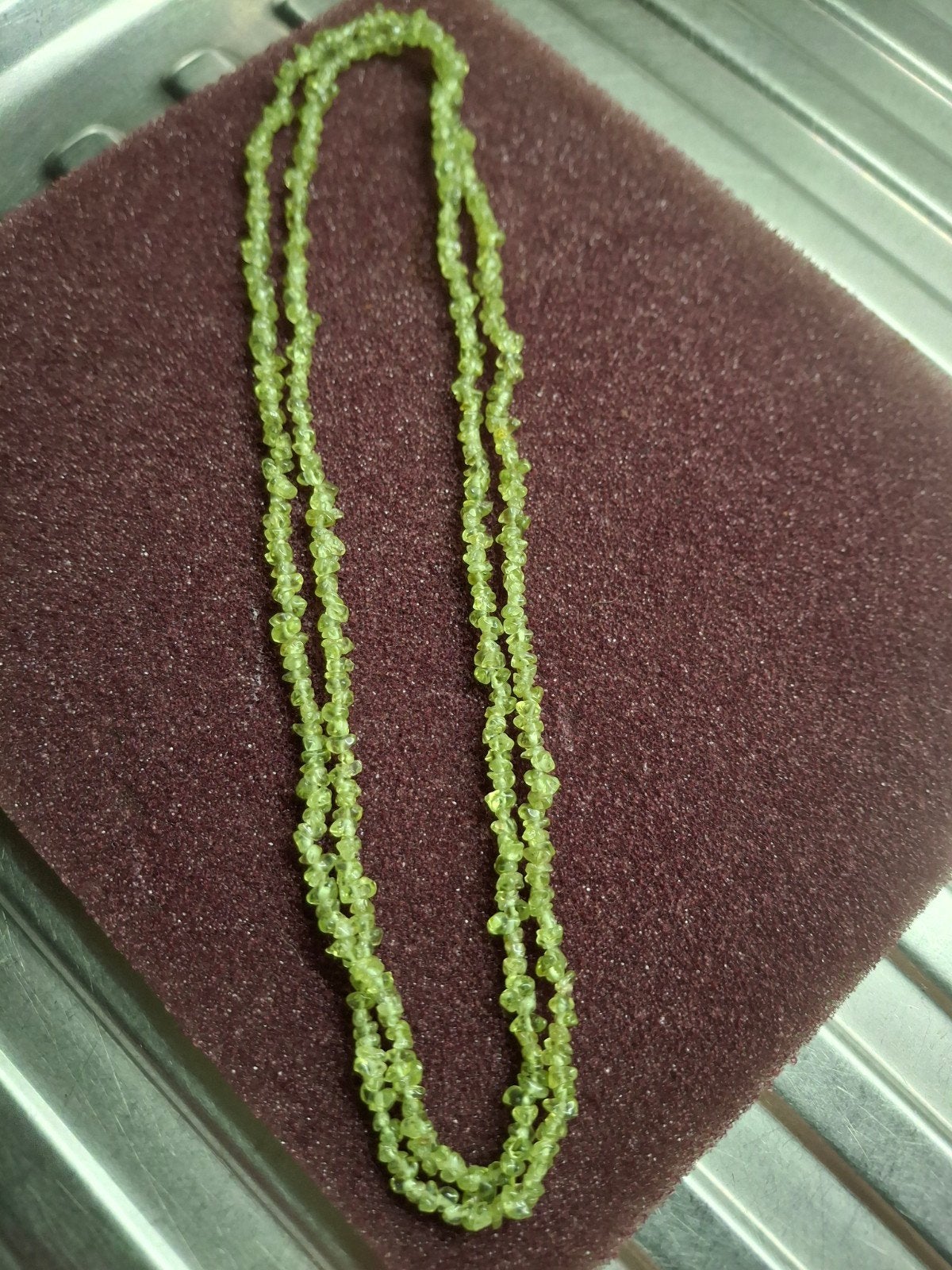 halssnoer  peridot, Ophalen of Verzenden