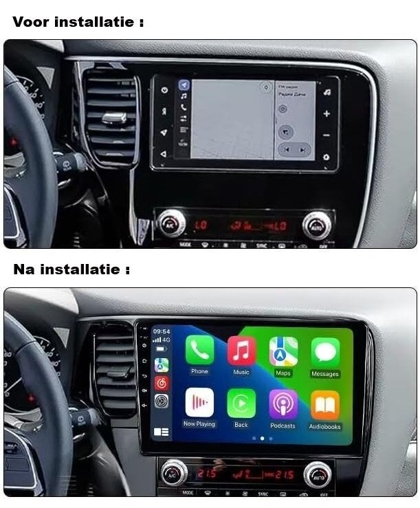 Dynavin Navigatie Mitsubishi Outlander android 15 carplay, Auto diversen, Autoradio's, Oberonweg 262 3208pg, Nieuw, Ophalen of Verzenden