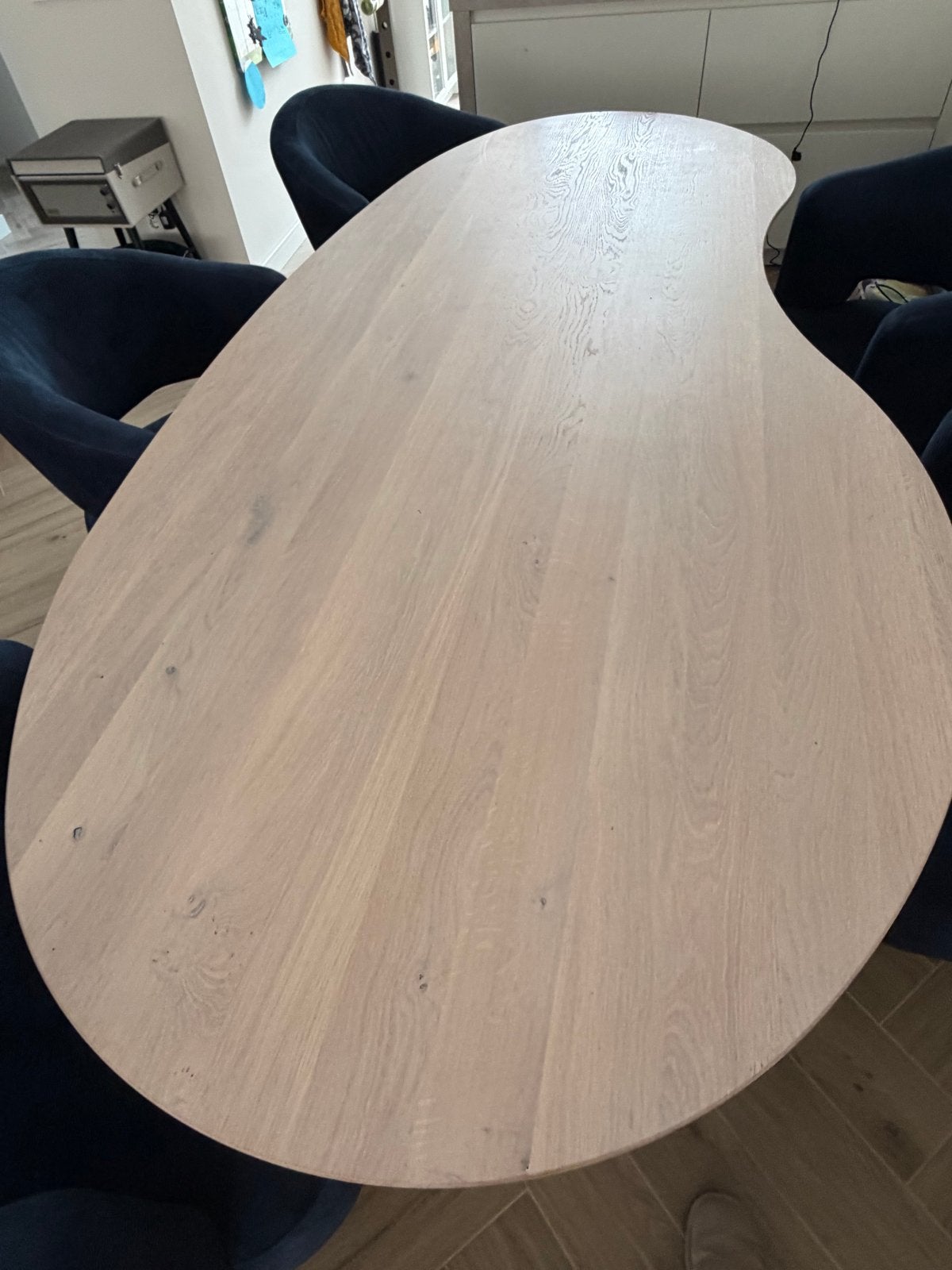 Stijlvolle eettafel van eikenhout - Zo goed als nieuw, Huis en Inrichting, Tafels | Eettafels, Ophalen, 100 tot 150 cm, Eikenhout