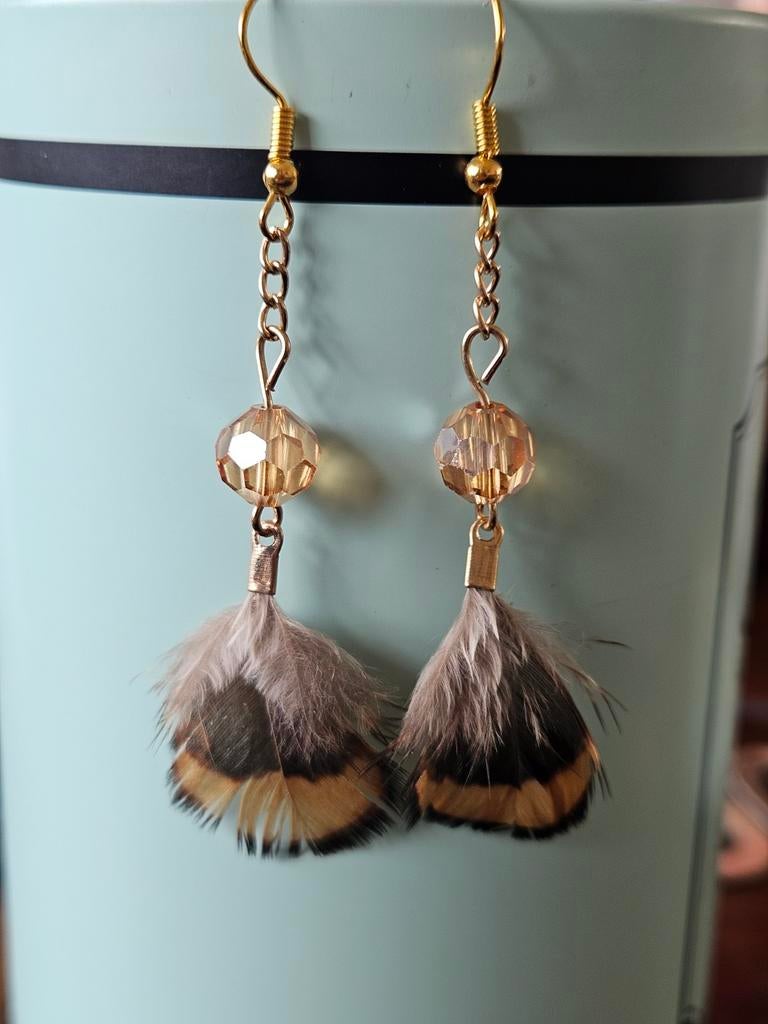 oorbellen veren, Hangers, Overige kleuren, Nieuw, Ophalen of Verzenden
