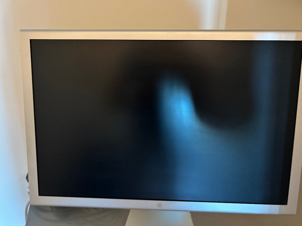 monitor Apple cinema display 23 inch, Computers en Software, Monitoren, Ophalen, Kantelbaar, Full HD, Onbekend