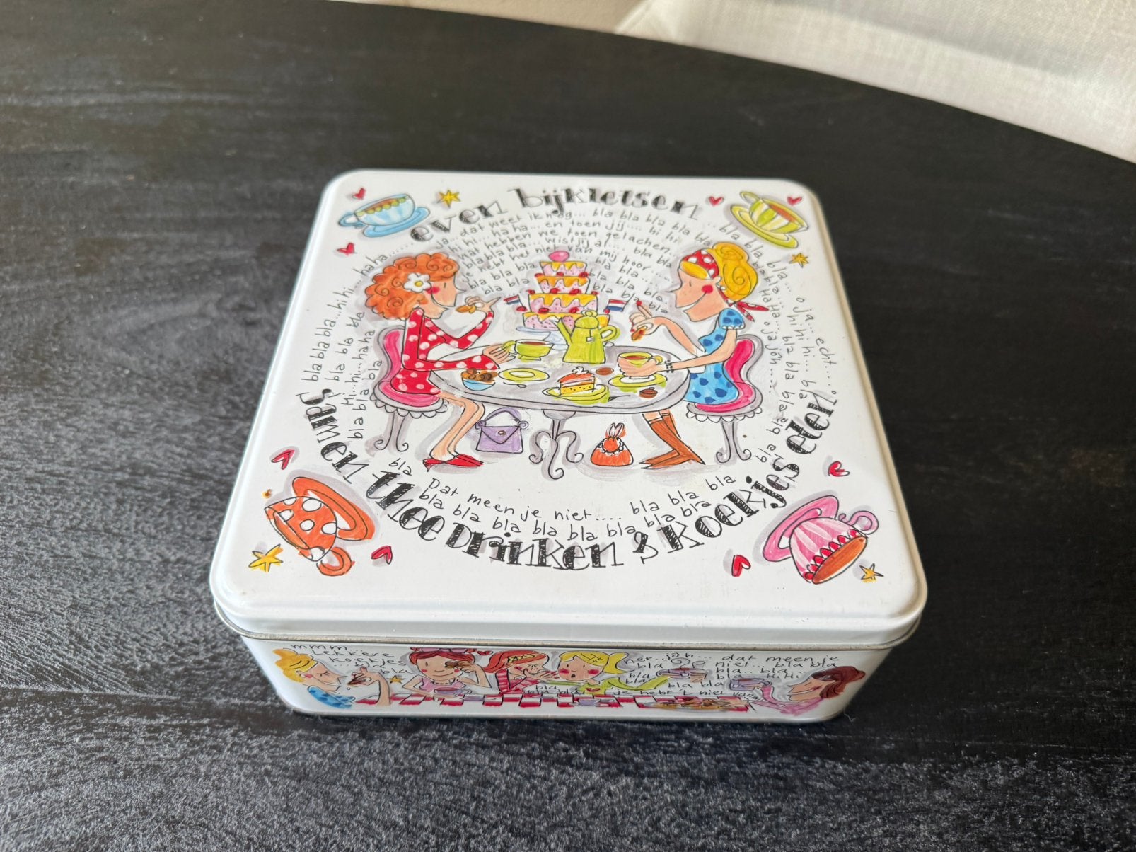 Blond Amsterdam – Gezellige koektrommel / Bewaarblik, Ophalen of Verzenden, Zo goed als nieuw