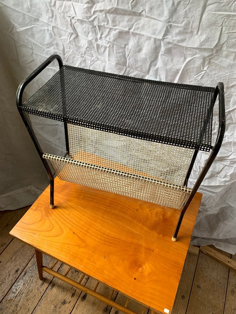 Vintage tijdschriftenrek / bijzettafel, Pilastro, Ophalen, Gebruikt