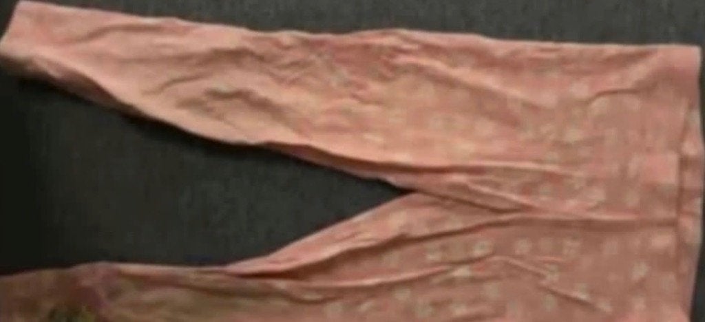 Roze legging Elsa Frozen in maat 110, Ophalen, Zo goed als nieuw, Meisje, Nacht- of Onderkleding