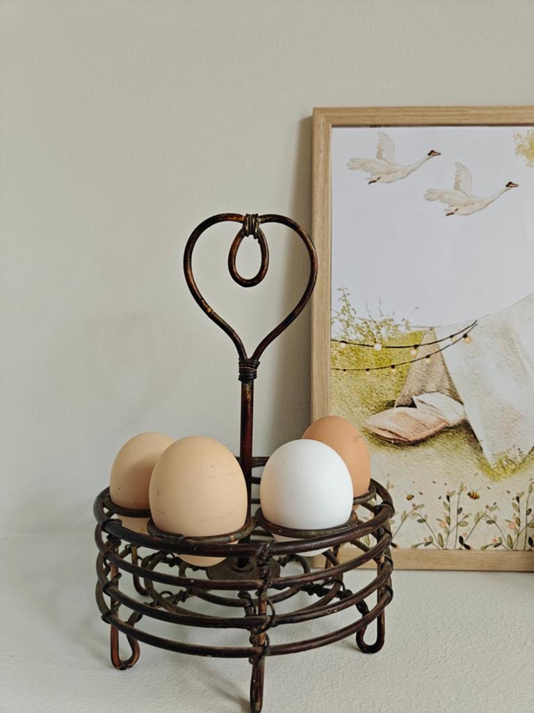 Eierhouder metaal, Huis en Inrichting, Ophalen of Verzenden