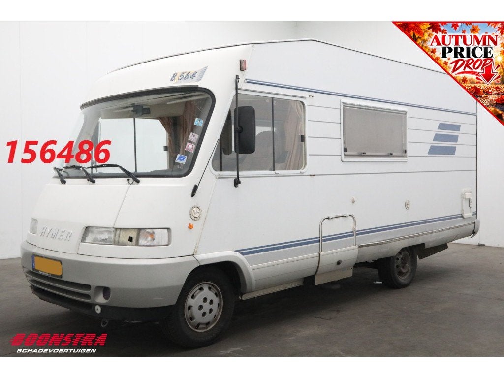 Hymer B 564 2.5 JTD luifel Hefbed Douche AHK, Fiat Ducato, Integraal, Dopplerlaan 4
9207HC  DRACHTEN, NL, Boonstra Schadevoertuigen