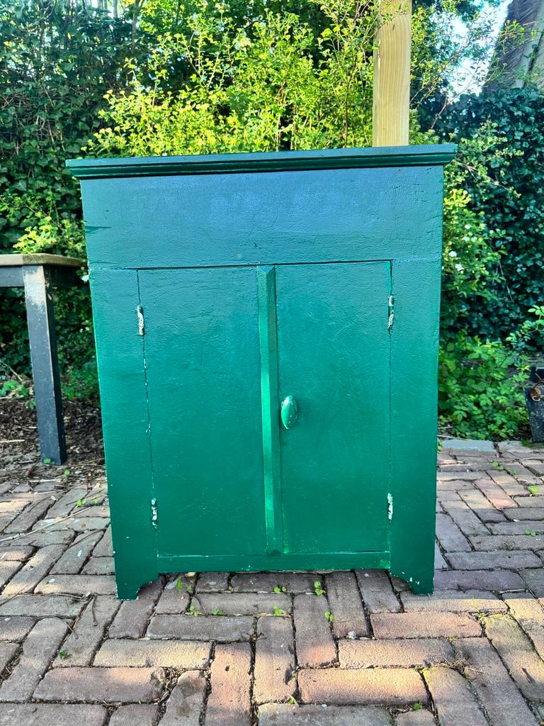 Groen Kastje - 68x40x86 cm, Ophalen, Gebruikt