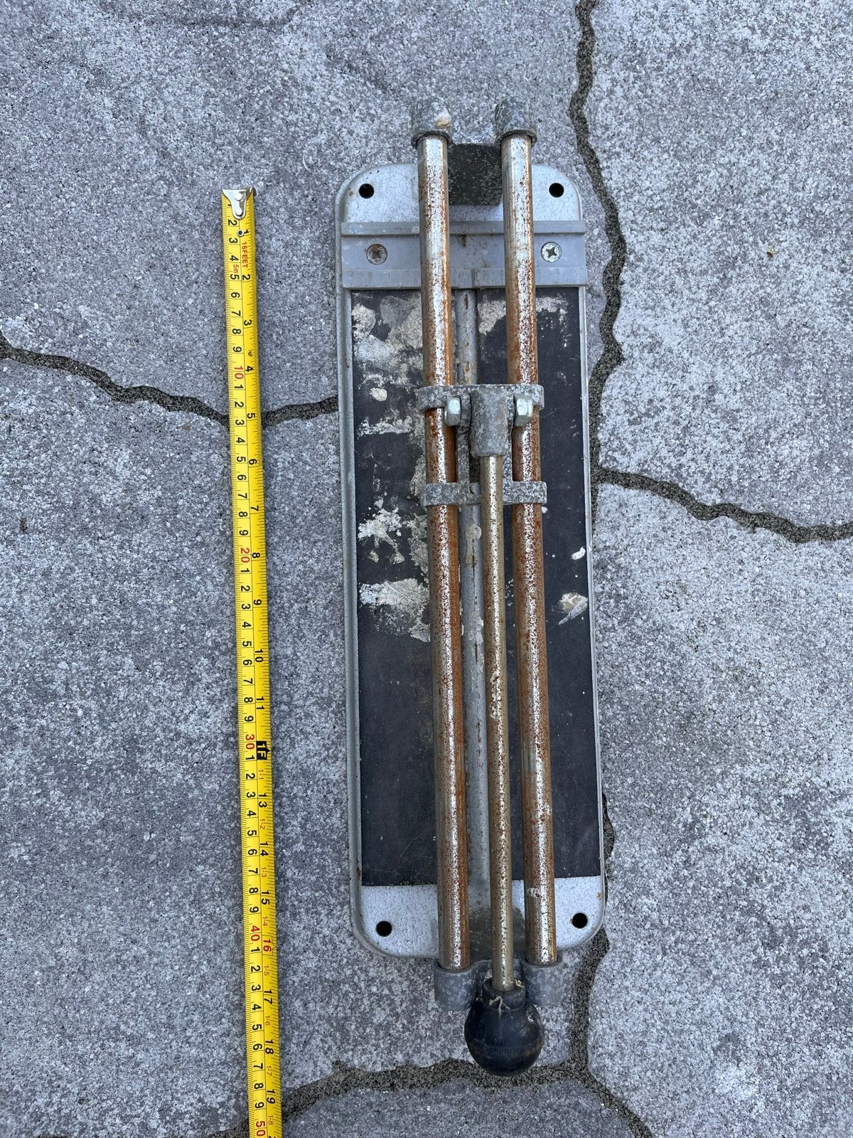 Tegelsnijder 30 cm, Doe-het-zelf en Verbouw, Tegels, Ophalen, Gebruikt, 20 tot 40 cm