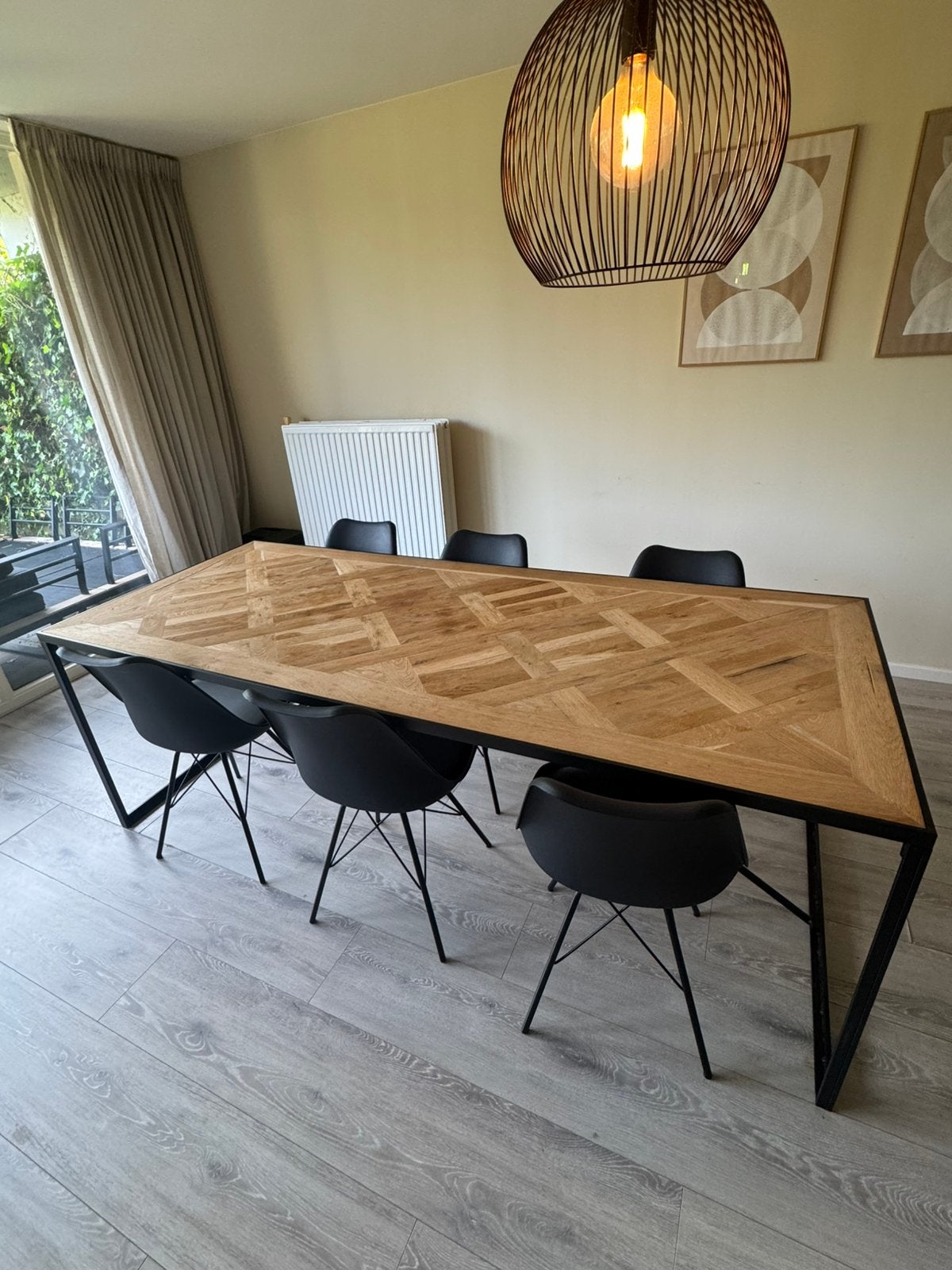 Eettafel, Ophalen, Gebruikt, 200 cm of meer, 50 tot 100 cm