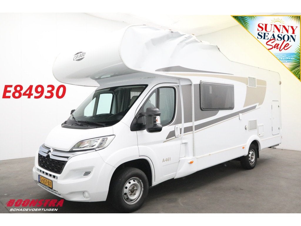 Carado A 461 2.0 HDI Navi Dakairco Stapelbed Camera 65.417km, Caravans en Kamperen, Boonstra Schadevoertuigen, Luifel, 7 tot 8 meter