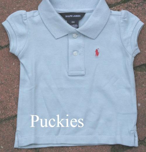 Maat 74 /12M Lichtblauwe Ralph LAUREN meisjes polo NIEUW a, Meisje, Nieuw, Ophalen of Verzenden, Ralph Lauren