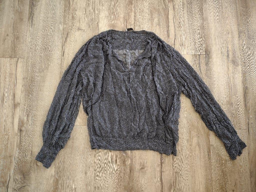 Prachtige zwarte top van Hunkydory, maat M. Net shirt zwart., Kleding | Dames, Ophalen of Verzenden, Lange mouw, Onb, Maat 36 (S)