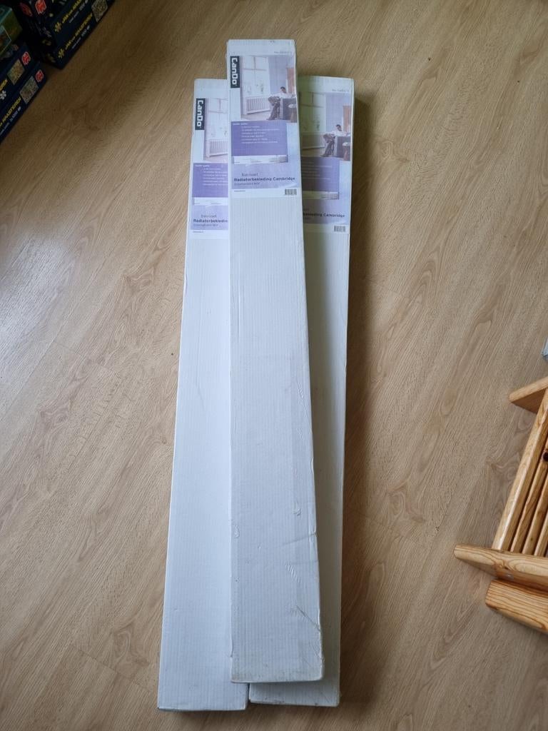 3 stuks CanDo Radiatorbekleding Cambridge Onbehandeld MDF, Ophalen, Hout, Nieuw, Modern