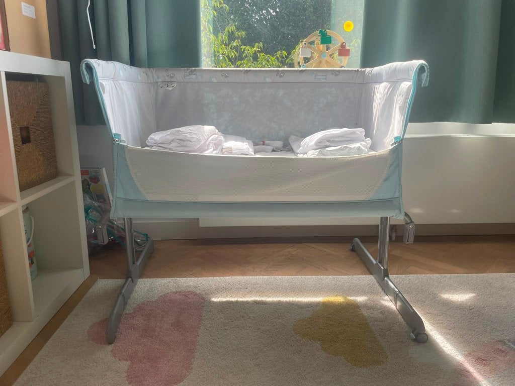 Chiccho Next-to-me co-sleeper (0-6 maanden), Ophalen, Zo goed als nieuw, Wieg