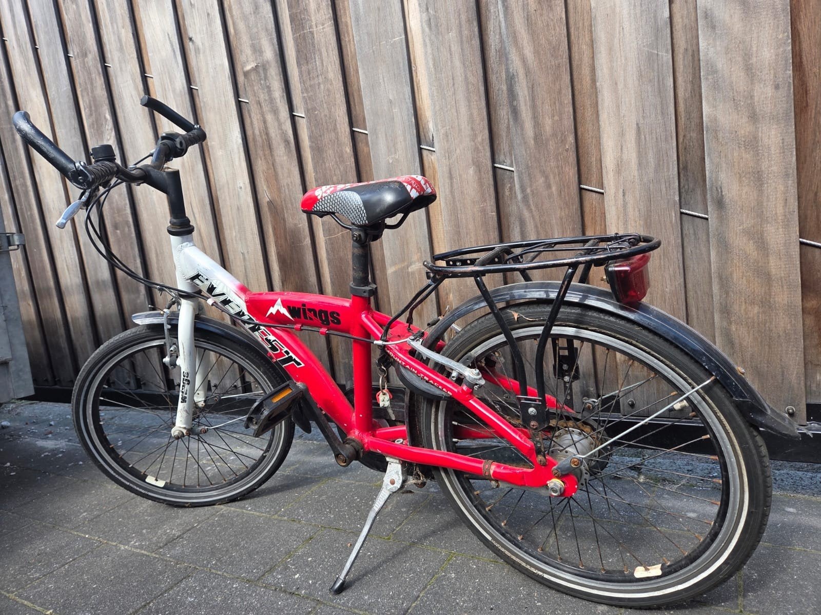 mountainbike, Ophalen, Terugtraprem, Gebruikt, Wings everest