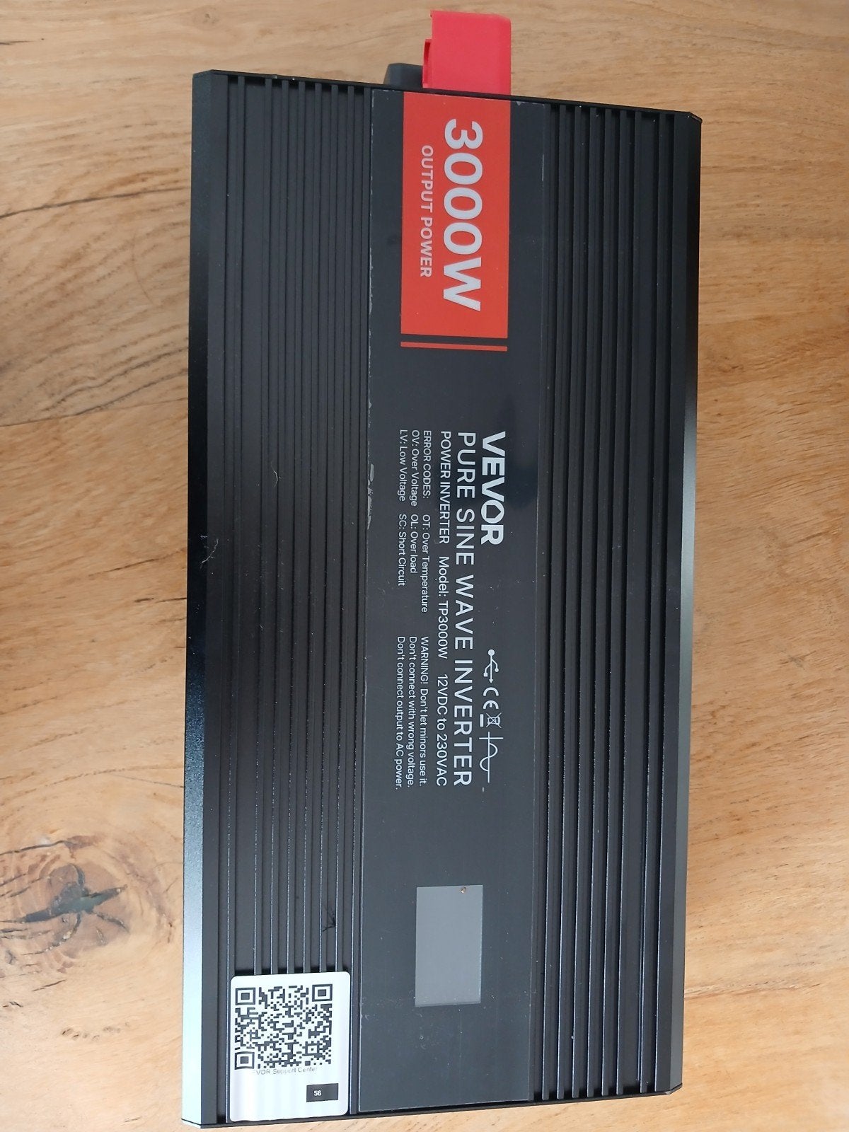 Omvormer Vevor Pure Sine Wave Inverter 3000W - Nieuw, Ophalen of Verzenden, Nieuw, Motor en Techniek