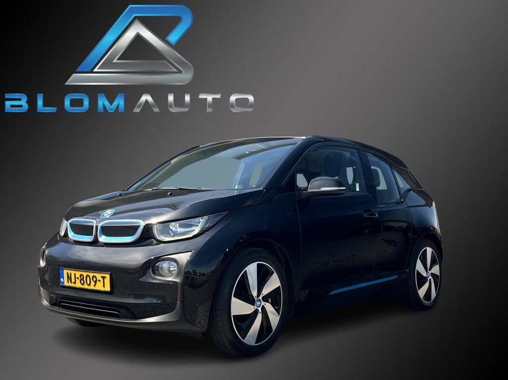 BMW i3 170PK 94Ah 33 kWh NL AUTO LED+GROOT SCHERM NAVI+PDC, Automaat, Gebruikt, Zwart, 33 kWh