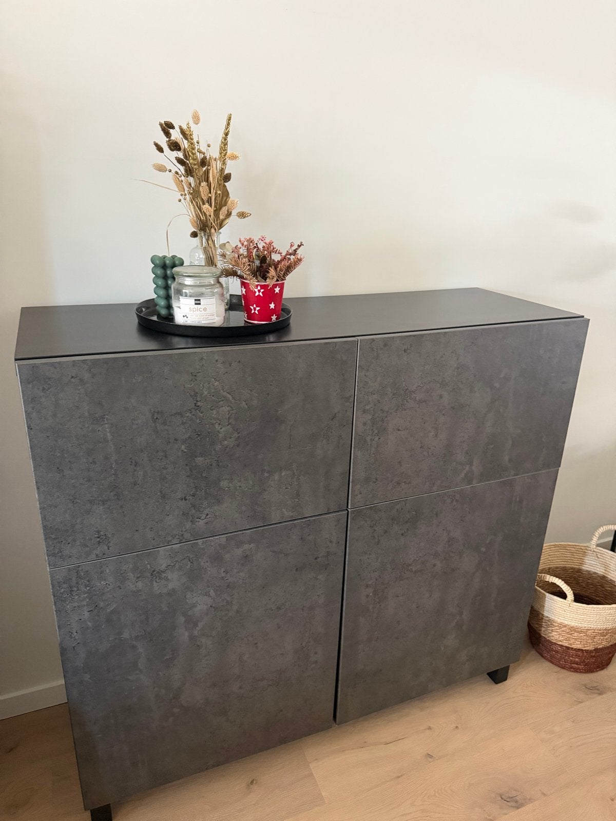IKEA BESTÅ kastcombinatie - donkerbruin/zwartbruin, Ophalen, Overige materialen, 50 tot 100 cm, Zo goed als nieuw